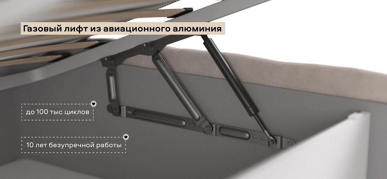 Босс Кровать+ПМ 160*200 велюр Монолит латте