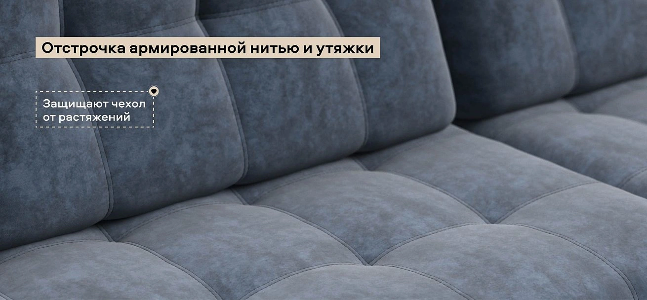 Угловой диван Босс Макс велюр Роял синий