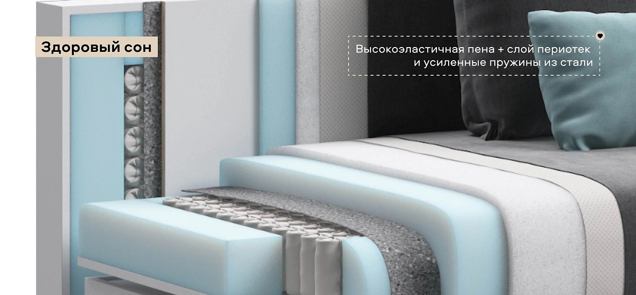 Модульный диван Ричмонд Модуль велюр Монолит серый