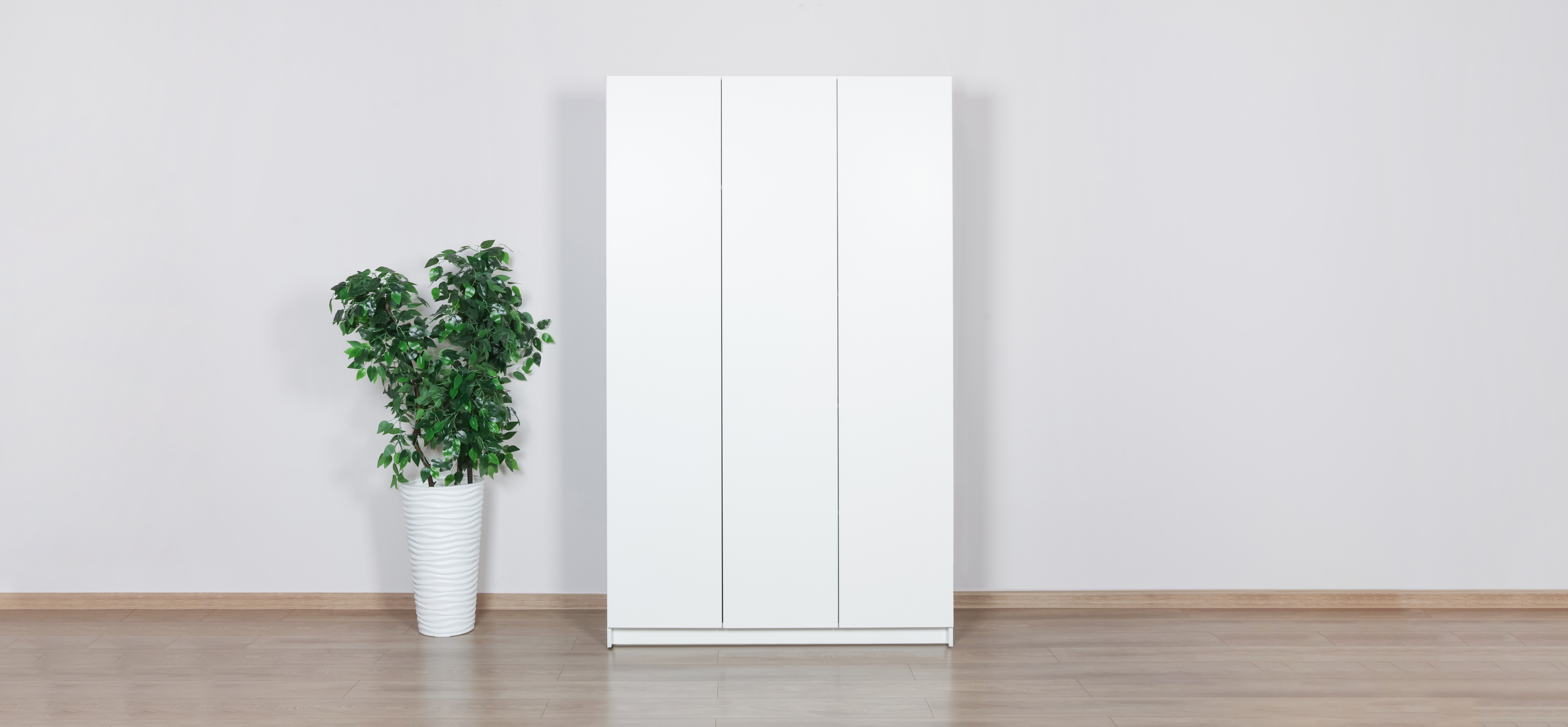 Идея 135 шкаф распашной 3Д Белый