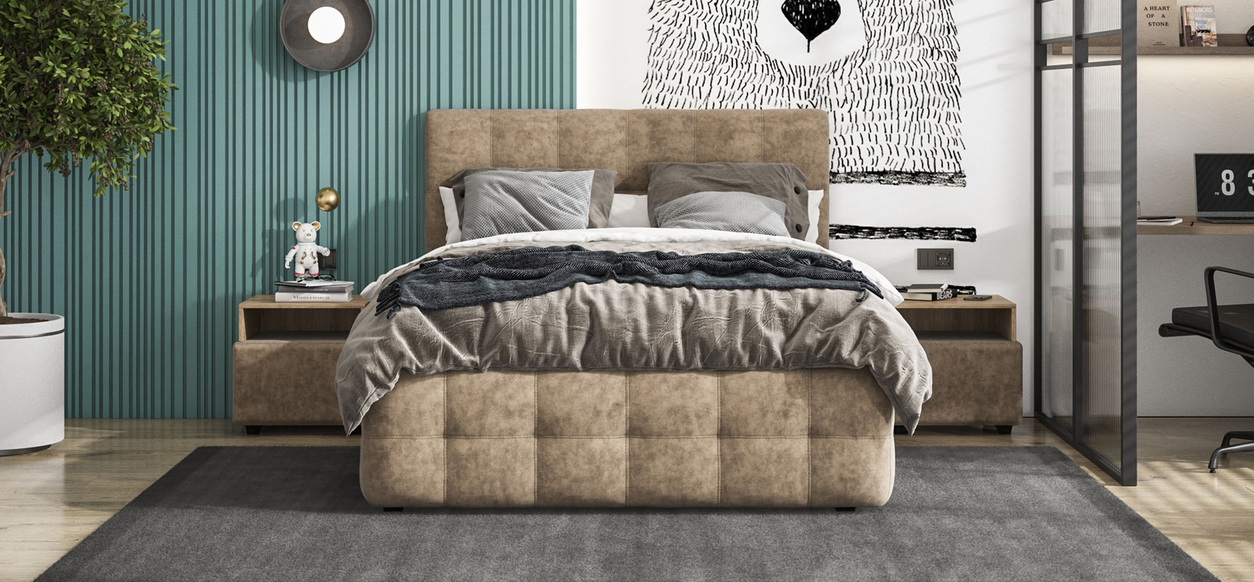 Кровать Босс 140*200 в подарок при покупке матраса