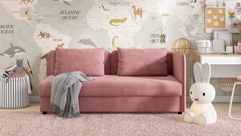 Тахта Ирис велюр Монолит мокко