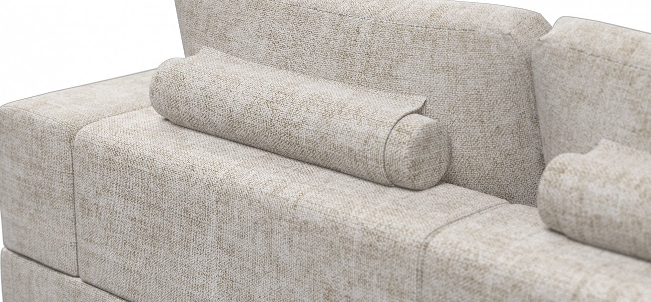 Угловой диван-кровать Босс Модуль ХЛ Шенилл Смарт кварц