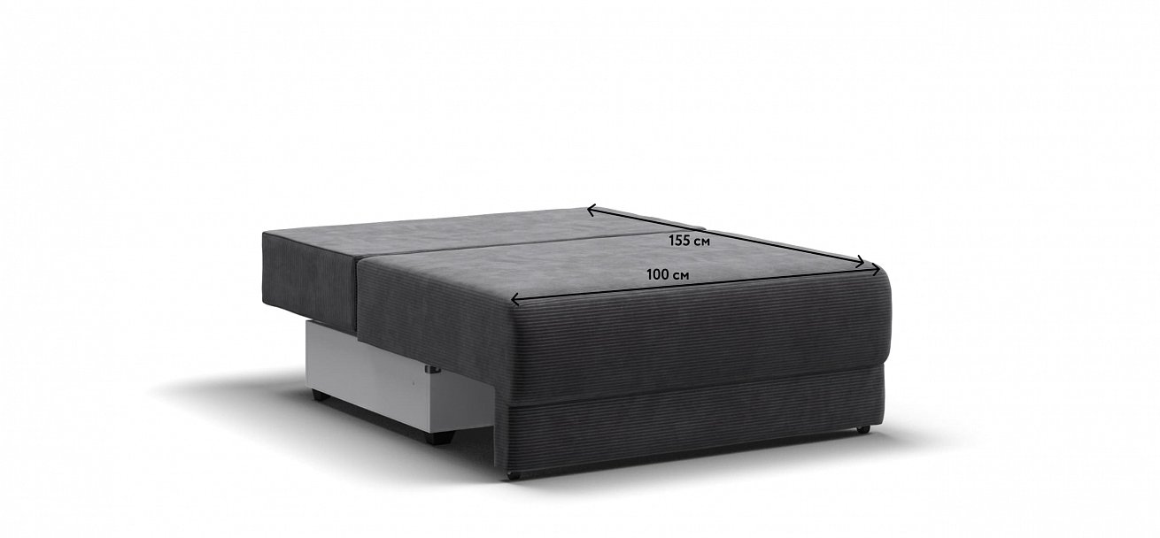 Ричмонд Модуль спальное место Вельвет Корд графит