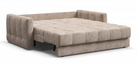 Диван Босс Слип 160 велюр Алькантара пепел 3