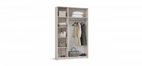 Идея 135 шкаф распашной 3Д Кашемир 3