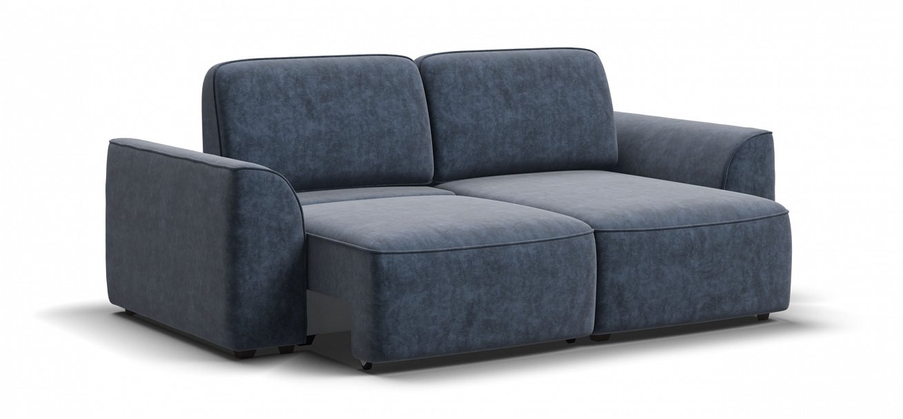 Угловой диван Кинг Модуль велюр Роял синий