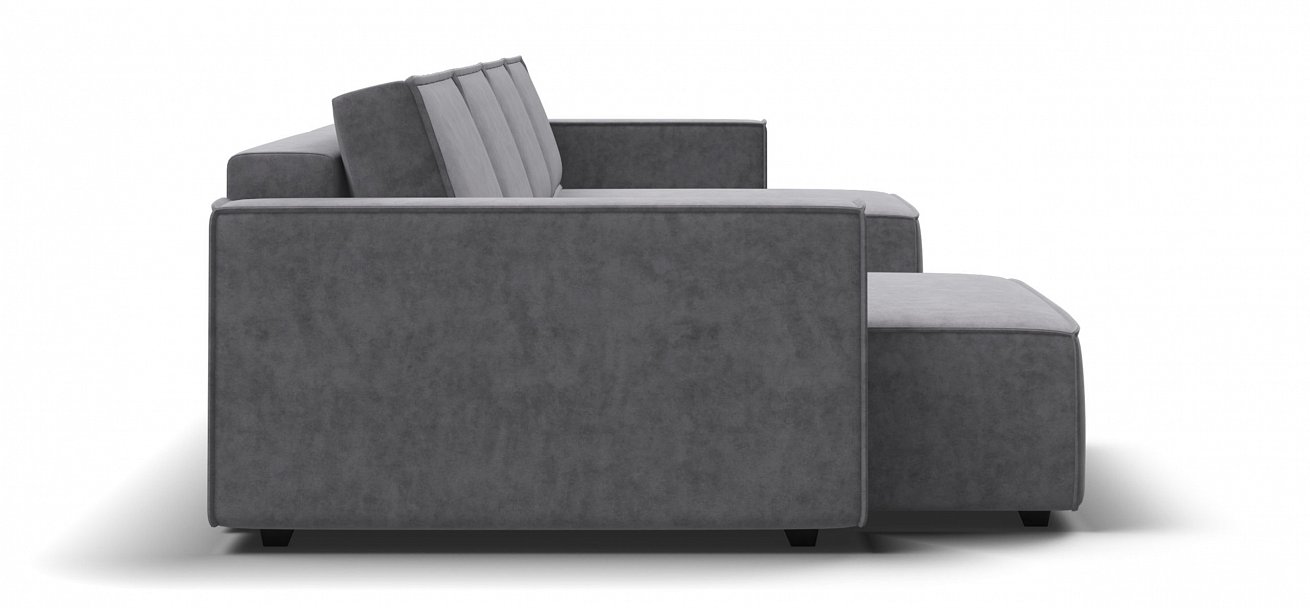 П-образный диван Босс Софт Модуль велюр Роял агат