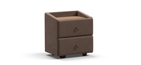 Тумба Босс Классик велюр Монолит Мокко, Орех Селект 1