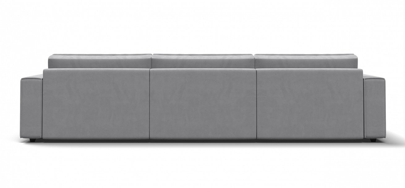 Диван Босс Софт Модуль Макс велюр Монолит сталь