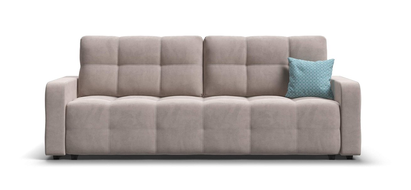 Диван Денди велюр Монолит латте