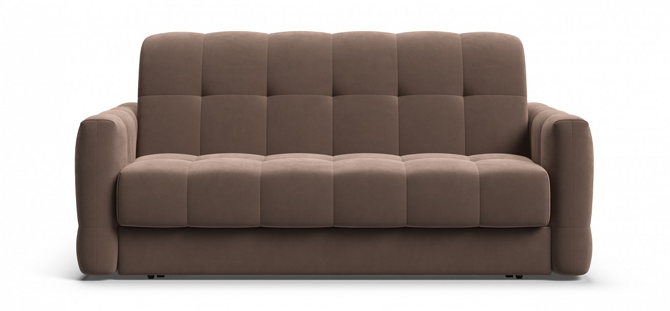 Диван Босс Слип 160 велюр Монолит мокко