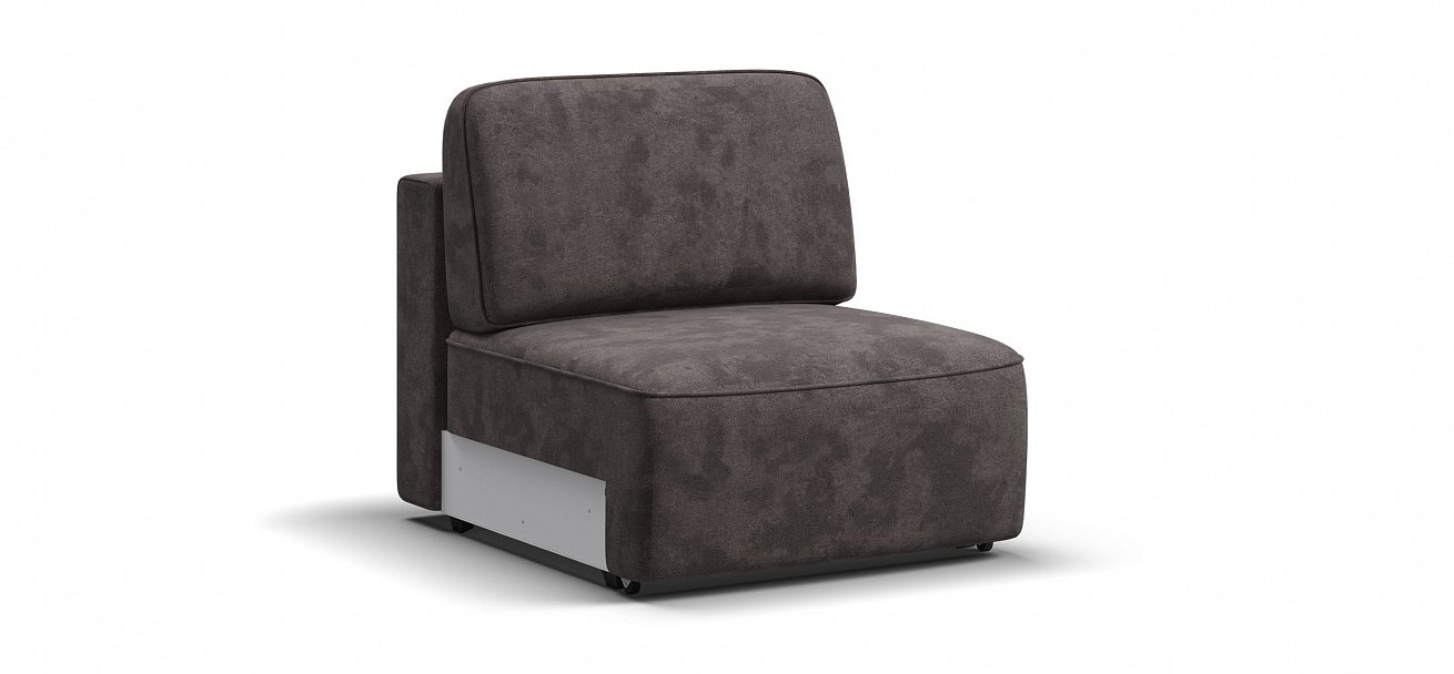 Кресло Кинг Модуль велюр Алькантара серый