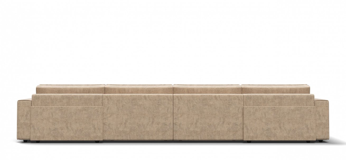 П-образный диван Босс Софт Модуль велюр Роял шампань