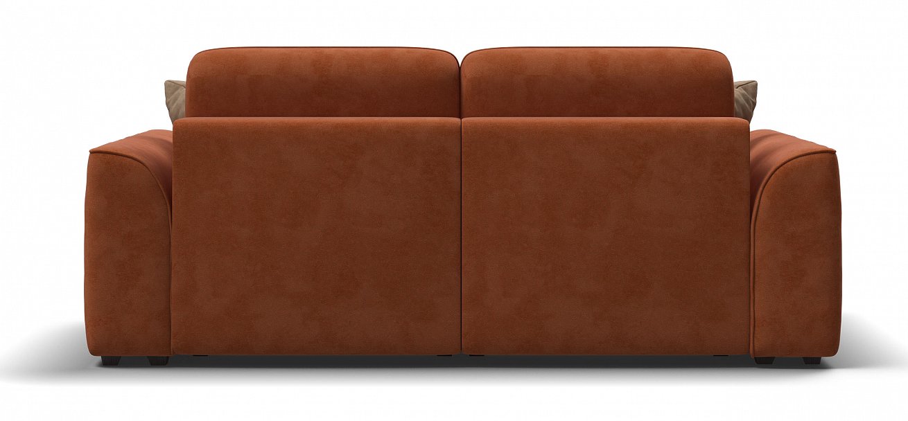Диван Кинг Модуль велюр Алькантара оранж