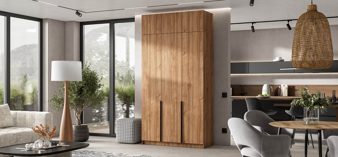 Антресоль 135 3Д Орех Селект