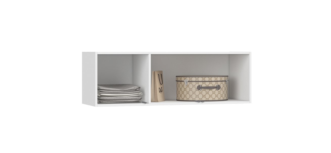 Антресоль 120 3Д Белый