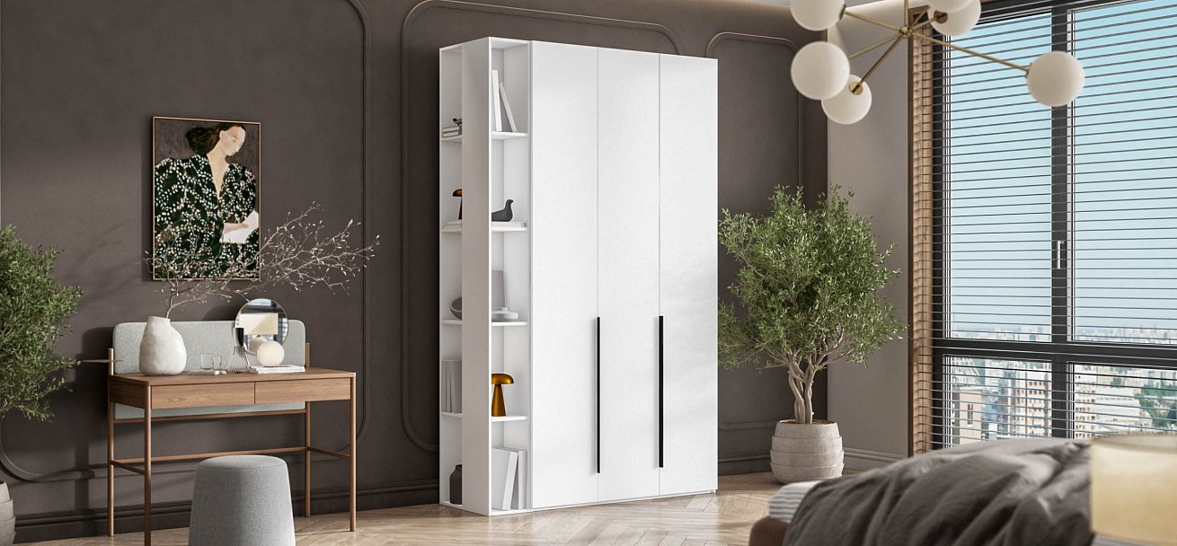 Стеллаж 236 Белый 2шт.