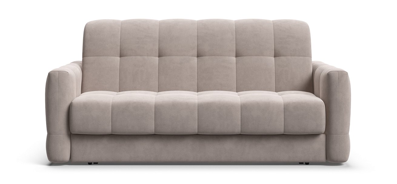 Диван Босс Слип 160 велюр Монолит латте