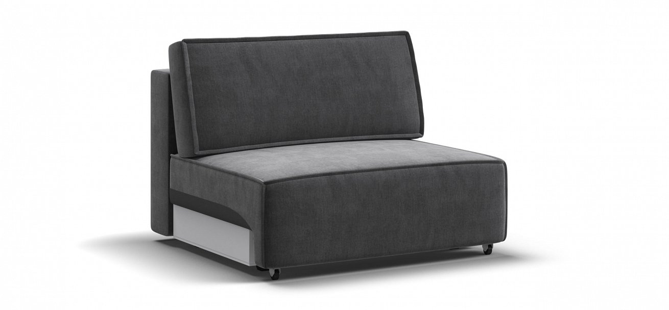 Босс Софт Модуль спальное место велюр Монолит серый