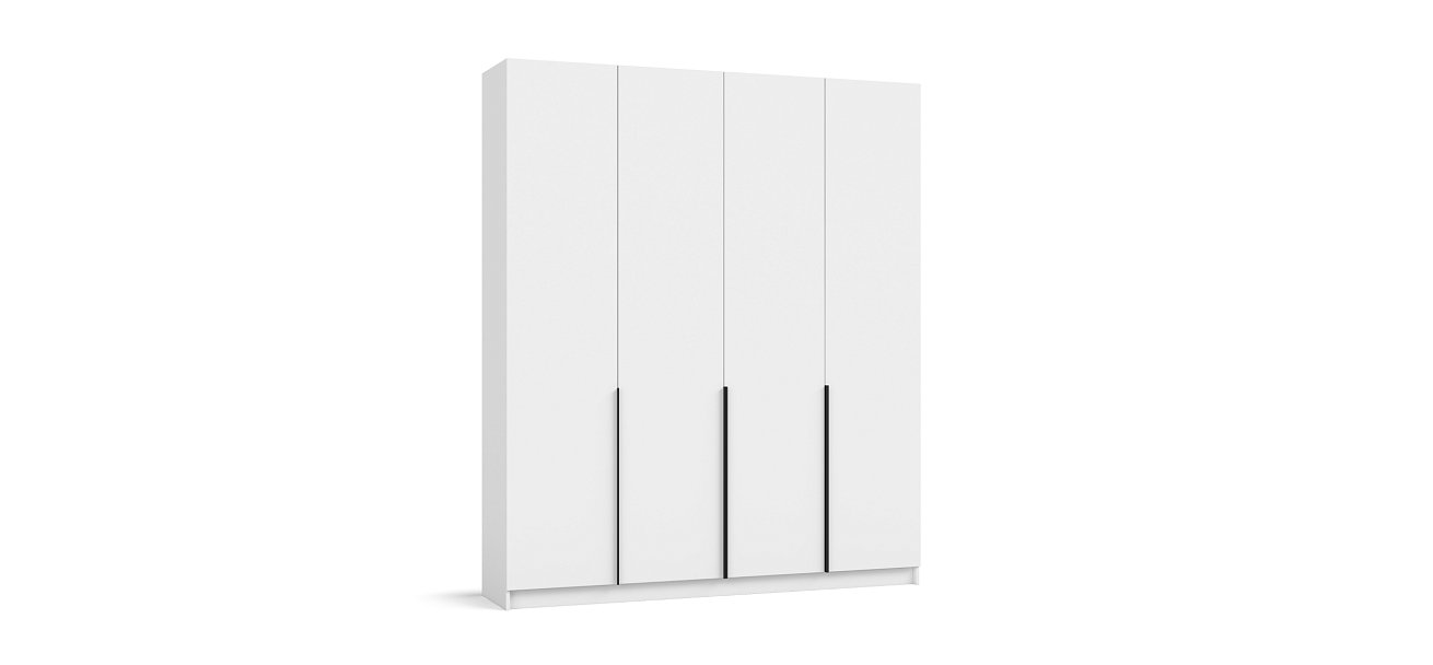 Рим 180 шкаф распашной 4Д 01 Белый