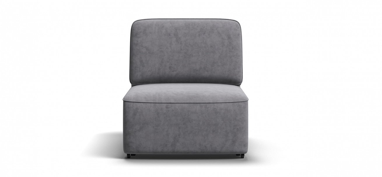 Кинг Модуль спальное место велюр Роял агат