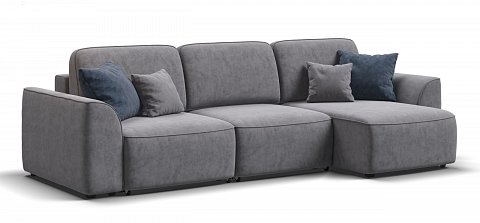 Угловой диван Кинг велюр Роял агат