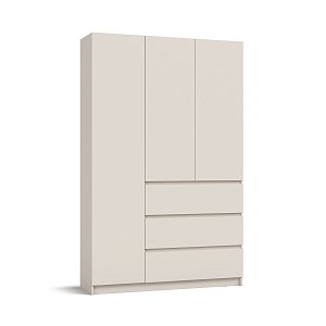 Идея 135 шкаф распашной 3Д+ящики Кашемир