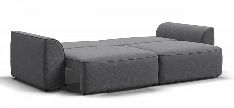 Диван Кинг Рогожка Мальмо серый 3