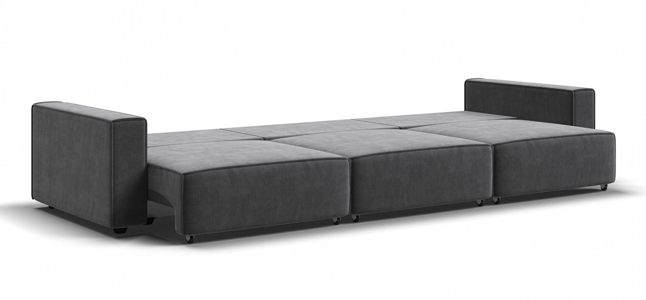 Диван Босс Софт Модуль Макс велюр Монолит серый