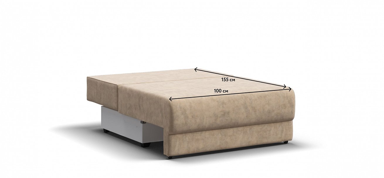 Ричмонд Модуль спальное место велюр Роял шампань