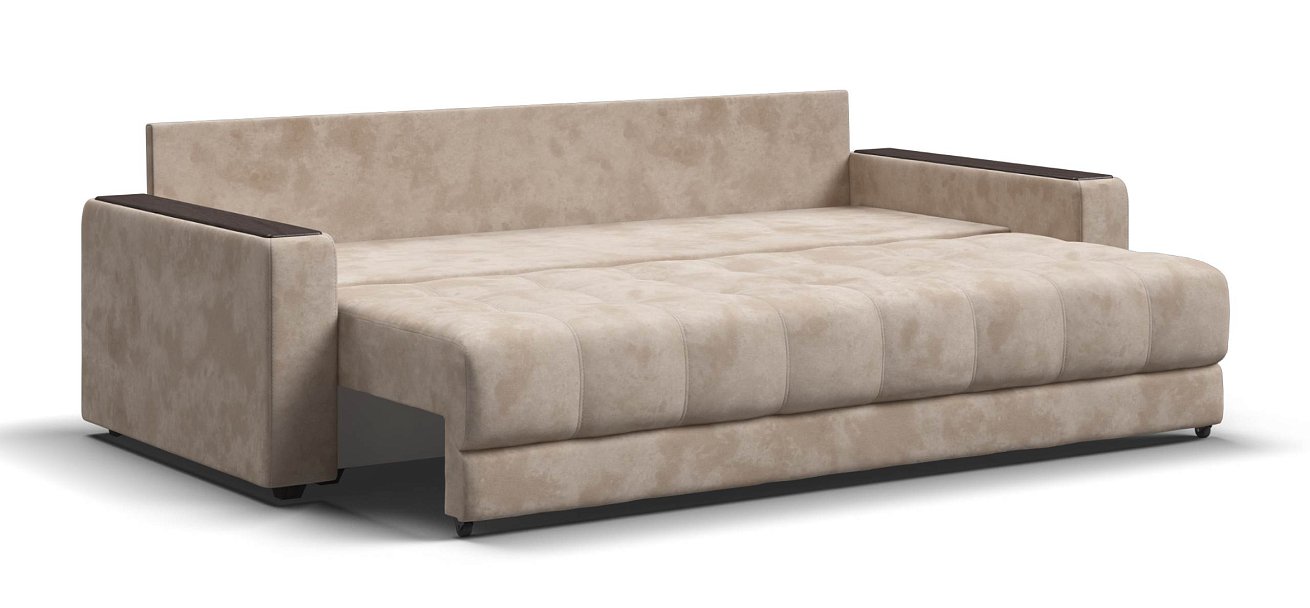 Диван Босс велюр Алькантара пепел