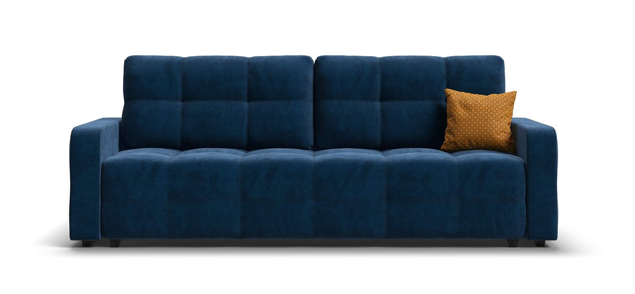 Диван Денди велюр Монолит синий