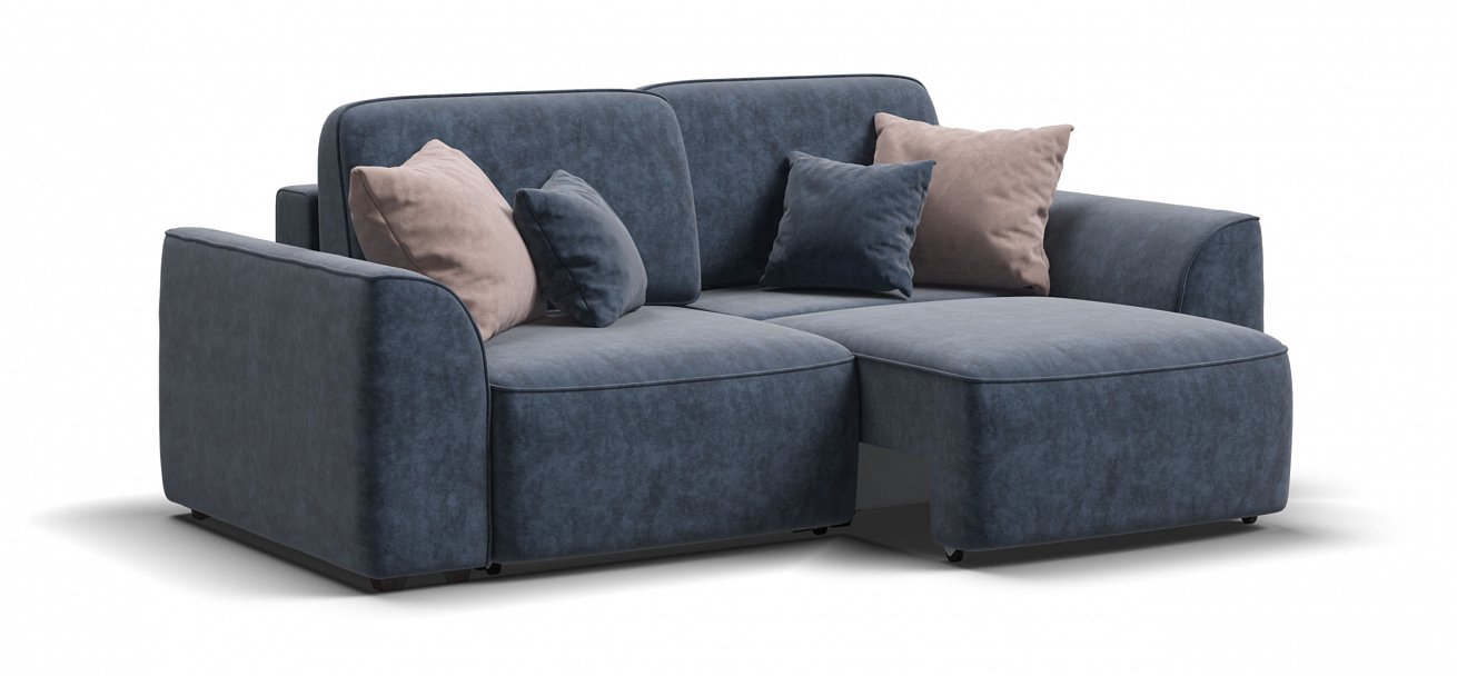 Диван Кинг Модуль велюр Роял синий