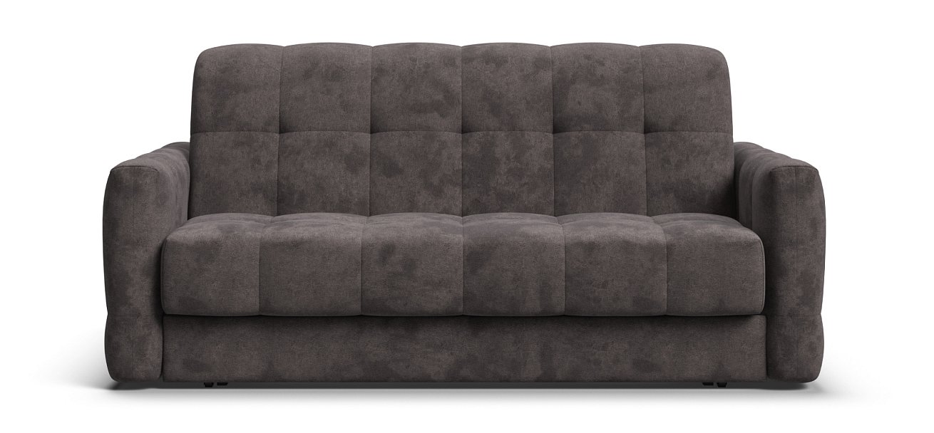 Диван Босс Слип 160 велюр Алькантара серый