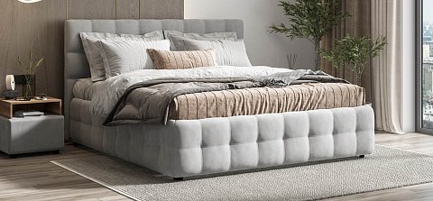 Босс Кровать+ПМ 180*200 велюр Монолит сталь 2