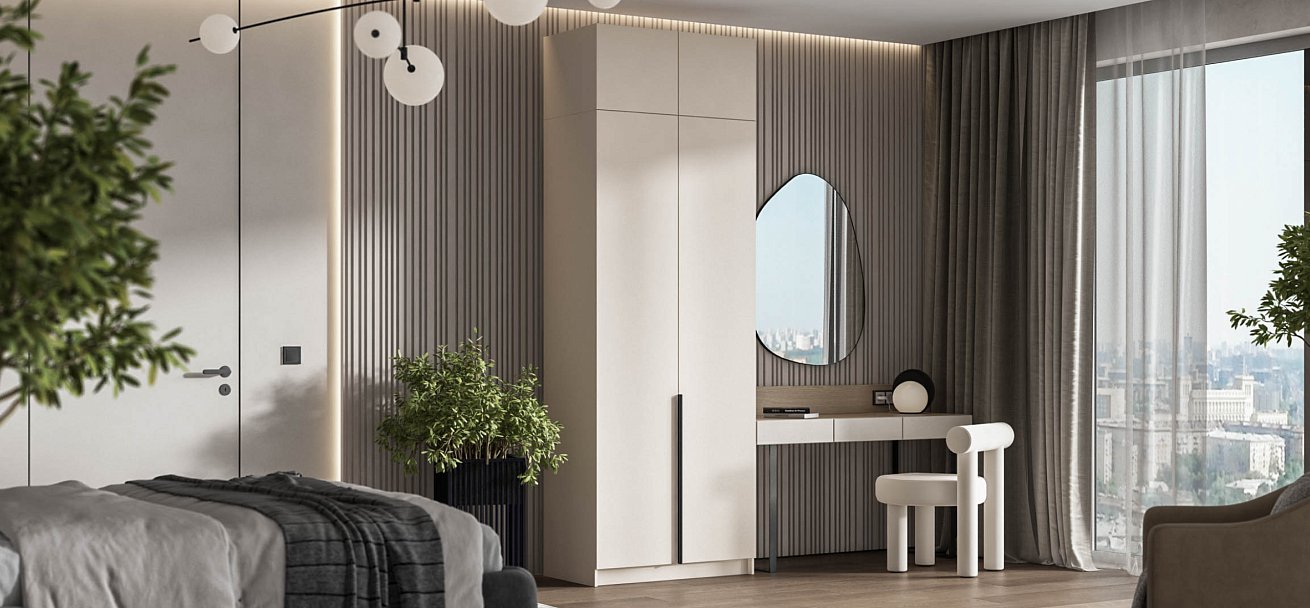 Антресоль 90 2Д Кашемир