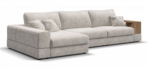 Угловой диван-кровать Босс Модуль ХЛ Шенилл Смарт кварц 1