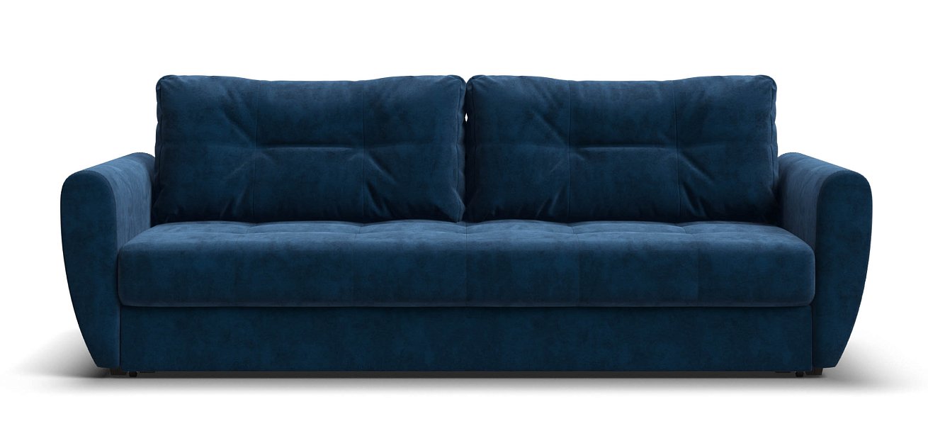 Диван Престон велюр Монолит синий