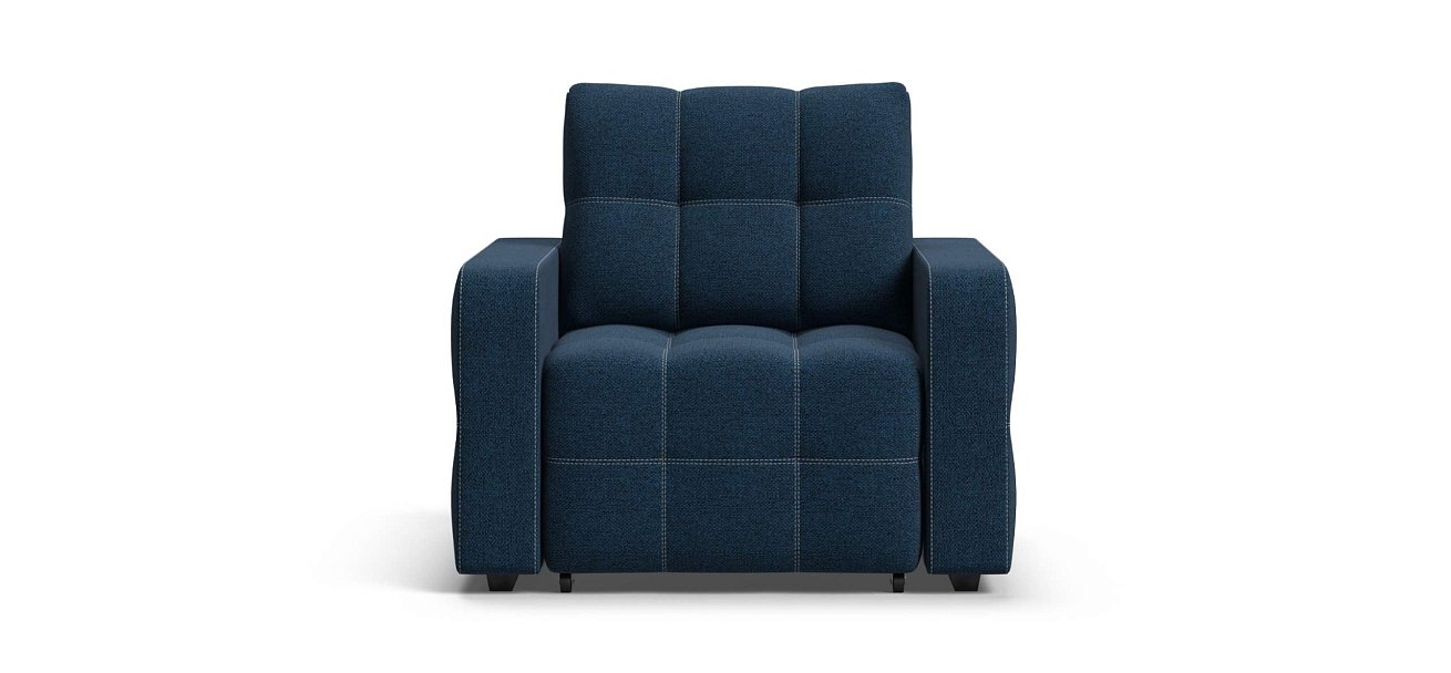 Денди кресло-кроватьРогожка Мальмо синий