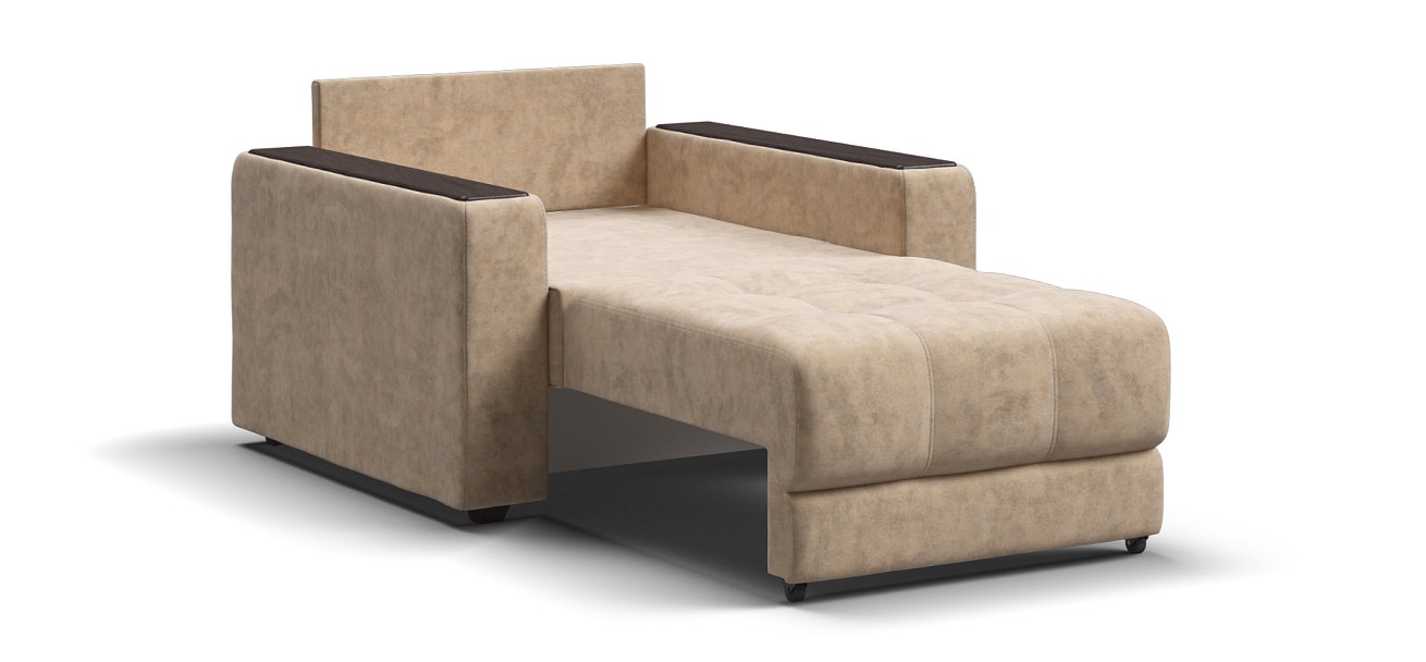 Босс кресло-кровать велюр Роял шампань