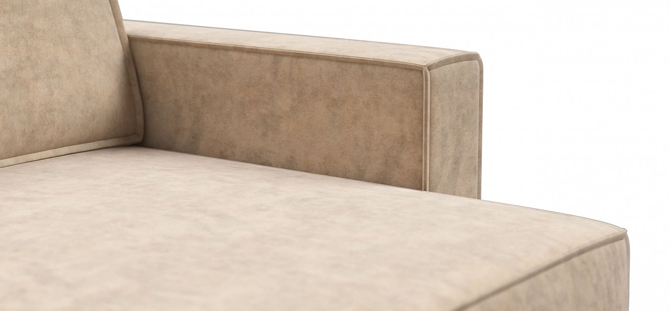 П-образный диван Босс Софт Модуль велюр Роял шампань