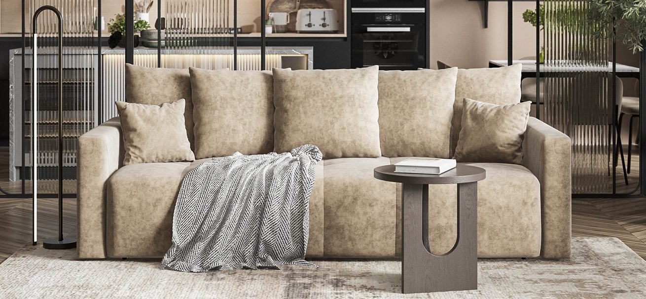 Диван Босс Тренд велюр Роял тауп