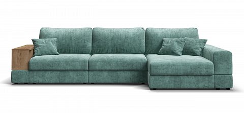 Угловой диван-кровать Босс Модуль ХЛ Шенилл Глосс минт 2