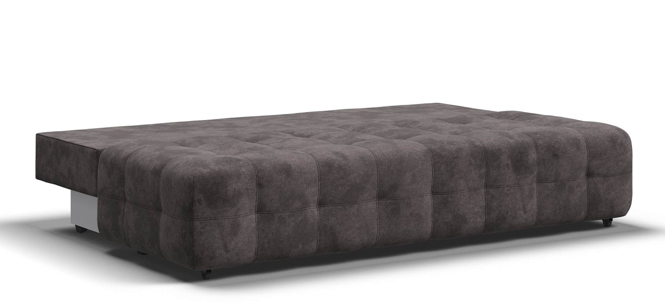 Диван Босс Мини велюр Алькантара серый