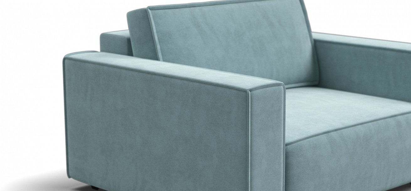 Кресло Босс Софт Модуль велюр Монолит аква