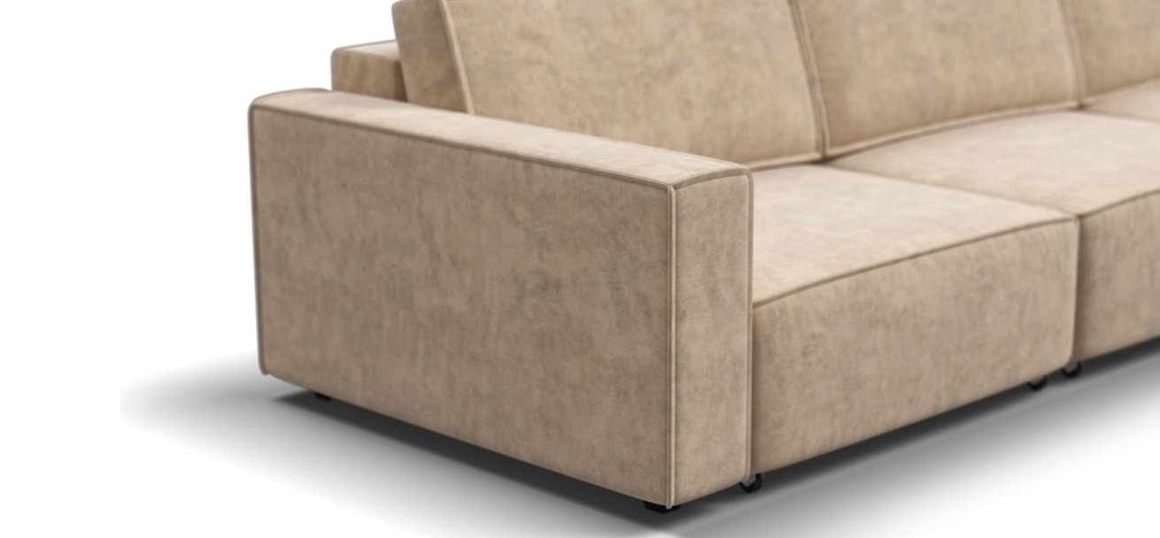 Угловой диван Босс Софт Модуль Макс велюр Роял шампань