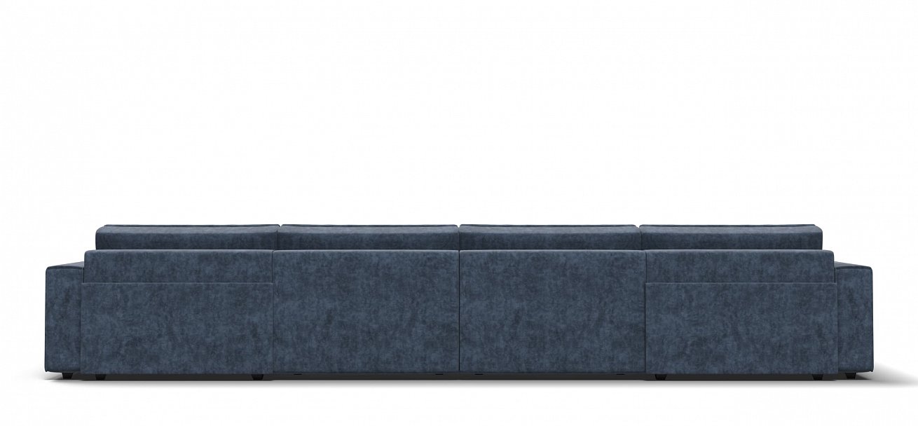 П-образный диван Босс Софт Модуль велюр Роял синий