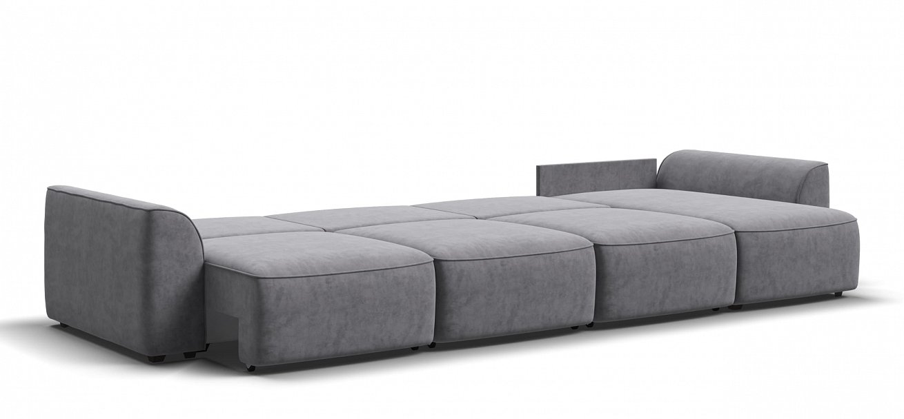 Угловой диван Кинг Модуль Макс велюр Роял агат