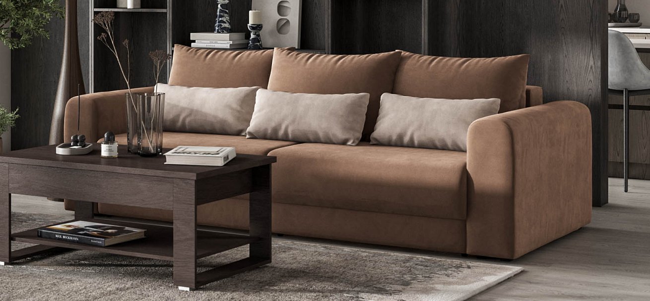 Модульный диван Ричмонд Модуль велюр Монолит мокко